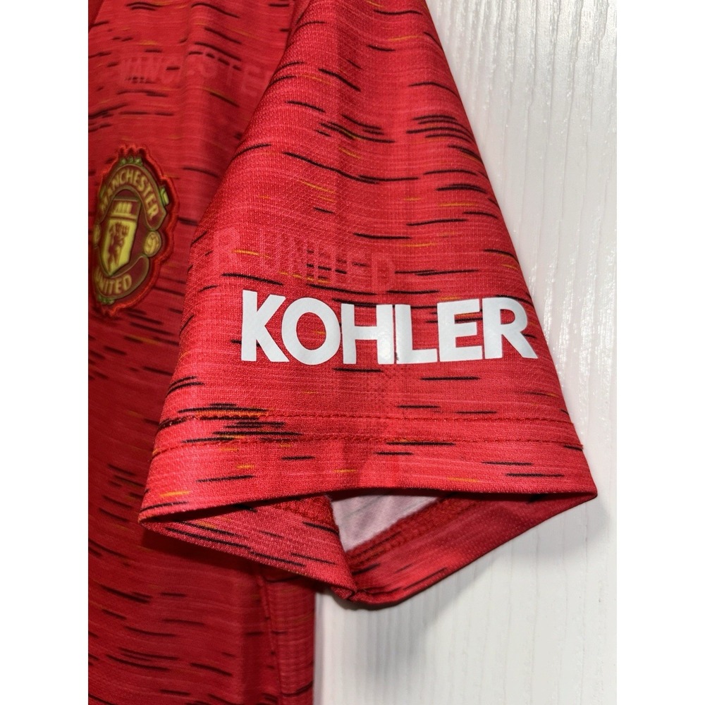 Adidas Climalite Manchester United Chevrolet Jersey Medium Red 2018-19 Soccer‎ M - Picture 4 of 6